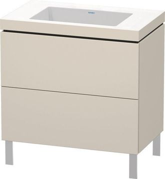 Duravit Duravit - Lavamanos Para Muebles L-cube C-bonded Con Base De Pie