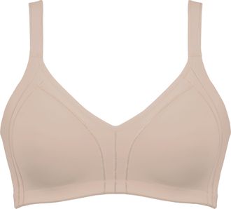 Naturana Minimizer-BH NATURANA Minimizer, Damen, Gr. 100, Cup C, beige (light beige), Obermaterial: 86% Polyamid, 14% Elasthan, unifarben, Basic, BHs Minimizer