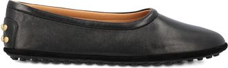 Tod's studded-detail ballet flats - Zwart