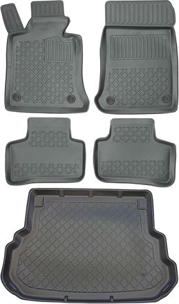 OEM Juego De Alfombrillas Para Coche Y Maletero Para Mercedes Glk X204 Suv (junio De 2008 A Agosto De 2015)
