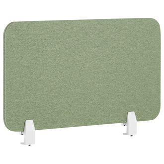 Beliani Panel Separador Verde Claro 80 X 40 Cm Poli&eacute;ster Pet Pantalla Ac&uacute;stica Wally