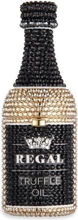 Judith Leiber Mini Crystal Bottle Pillbox in Champagne Prosecco Multi at Nordstrom