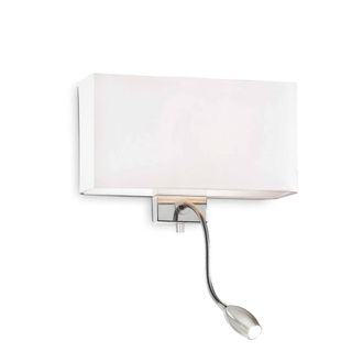Netlighting Hotel 1 Light Indoor Wall Light White E27