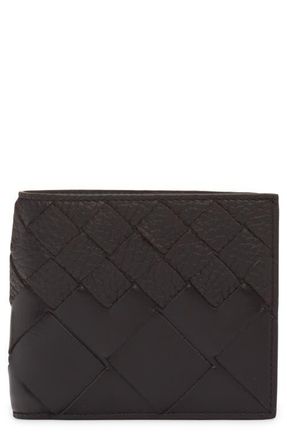 Bottega Veneta Intrecciato D&eacute;grad&eacute; Leather Bifold Wallet in 2145 Fondant-Silver at Nordstrom