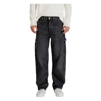 Tommy Jeans Straight Jeans, male, Black, Size: W32 L32 Straight Jeans