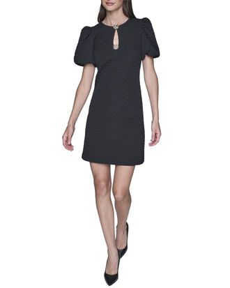 Karl Lagerfeld Karl Lagerfeld Floral Stretch Jacquard Dress