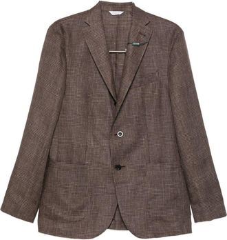 Boglioli Mens Linen Double-Breasted Jacket