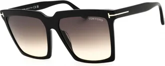 Tom Ford FT0764 01B Shiny Black/Smoke Gradient