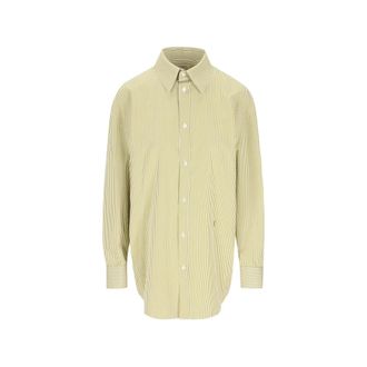 Saint Laurent Overhemden, Dames, Groen, M, Shirts