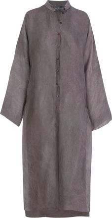 Cortana Poline Shirt - Dames - Overhemden - Grijs - XS - Linnen - Overhemden