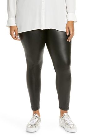 BP. Faux Leather Leggings in Black at Nordstrom, Size 2X