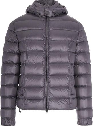 Colmar Grey Hooded Down Jacket