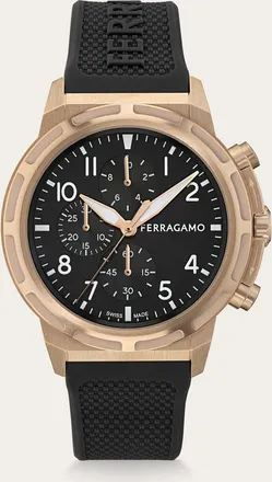 Ferragamo Men Ferragamo Sport Chrono Watch Black
