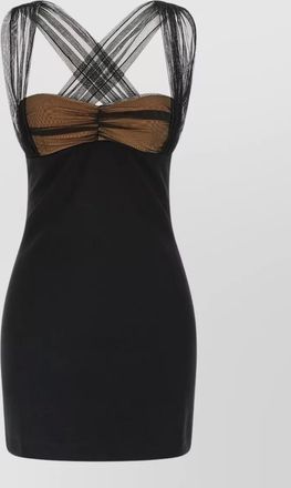 Nensi Dojaka draped mini dress