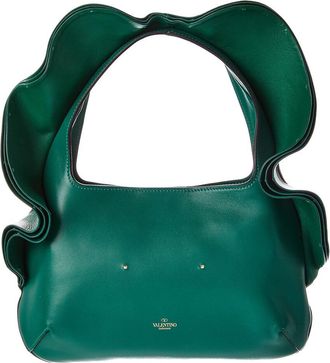 Valentino Atelier Leather Hobo Bag