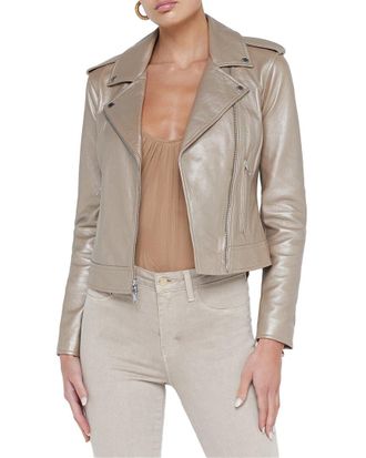 L'agence Lagence Leather Biker Jacket