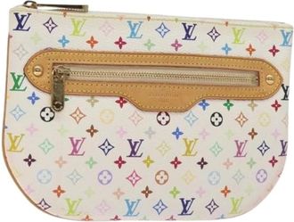 Louis Vuitton Pre-owned Clutches, female, Multicolor, Size: ONE SIZE Pre-owned Canvas Wallet