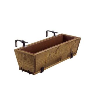 OEM Soporte Para Macetas De Balc&oacute;n Con Marco De Madera, Maceta De 55x22 Cm, Buzzi