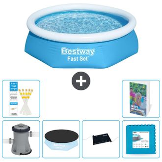 Bestway Piscina Bestway Fast Set Redonda - 244x61 Cm - 7-piezas S273