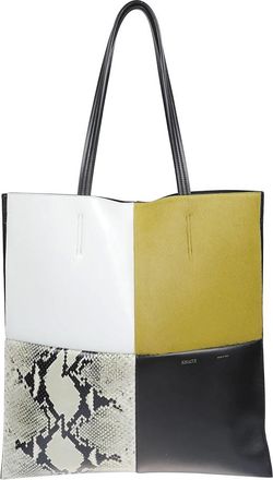 Khaite Tassen, Dames, Veelkleurig, ONE Size, Leer, Piper Patchwork Tote