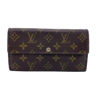 Louis Vuitton Brown Monogram Monogram Leather Long Wallet (Bi-Fold) (Pre-Owned)