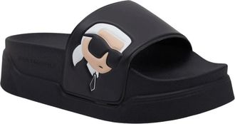Karl Lagerfeld Kondominimum Ikonic Slide - - Shoes - Donna - Nero - 40 EU