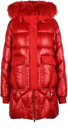 DIEGO M Short Down Jacket - Red