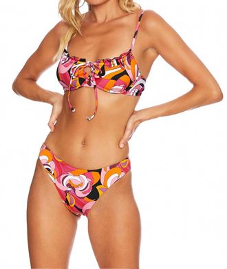 Beach Riot Caitlin Top In Psychedelic Geo Print