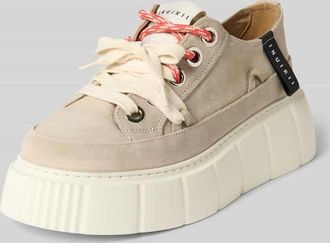 INUIKII Sneaker mit Plateau Modell Matilda in Beige, Gr&ouml;&szlig;e 38