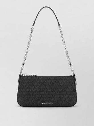 Michael Kors empire canvas shoulder bag chain strap