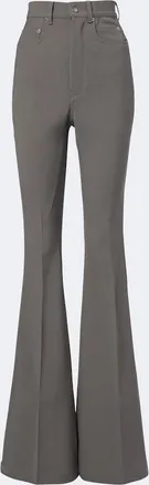 Rick Owens Bolan high-rise wool-blend flared pants