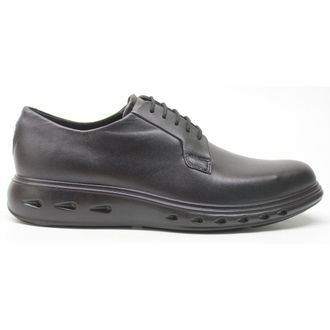 Ecco Ecco Hybrid 720 Leather Mens Lace Up Shoes - Black - Size:UK 10.5-11