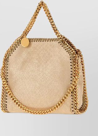 Stella McCartney falabella micro shimmer clutch bag