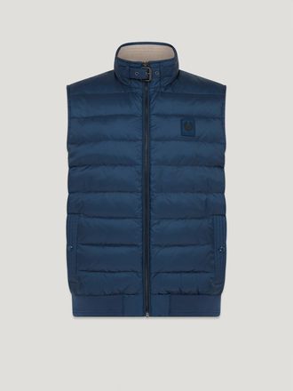 Belstaff Belstaff Circuit Gilet Mens Down Filled Nylon Insignia Blue Size UK 42
