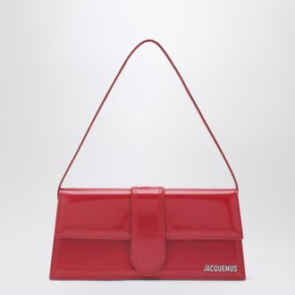 Jacquemus Le Bambino Long Patent Leather Red Bag