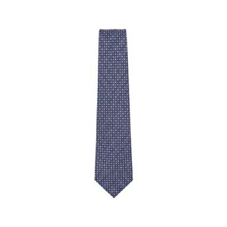 Kiton Ties, male, Multicolor, Size: ONE SIZE Geometric Print Silk Tie