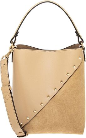 Valentino Rockstud Wispy Leather Bucket Bag