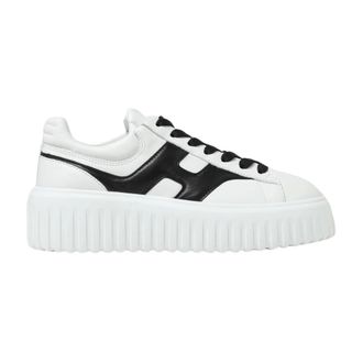 Hogan Sneakers, female, White, 5 1/2 UK, Platform Trainers with Leather Upper and Rubber Sole for Enhanced Comfort
