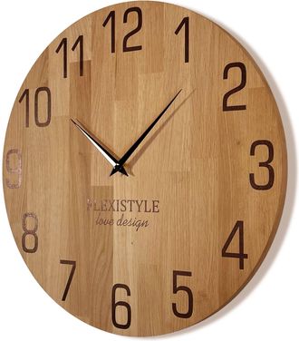 OEM Reloj De Pared De Madera Natur 50 Cm