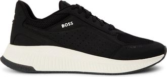 HUGO BOSS Mens Ttnm Evo Chunky Trainers in.Black - Size UK 11