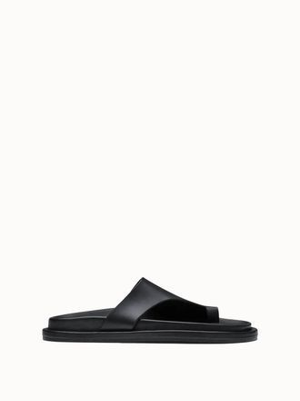 ATP Atelier Womens Rosanna Leather Comfy Sandals In Black
