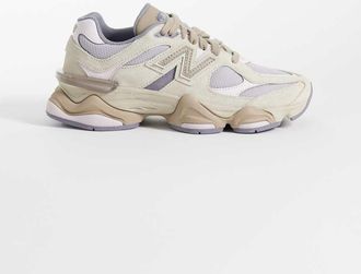 New Balance 9060 - Sneakers beige e lilla-Marrone