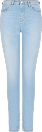 Emporio Armani Skinny Jeans - Dames - Skinny Jeans - Blauw - W26 - Katoen - Jeans