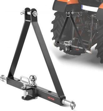 OEM Receptor De Enganche De 3 Puntos Con Receptor De 47,625 Mm, Accesorio De Enganche R&aacute;pido De 3 Puntos, Capacidad De 2721,55 Kg, Compatible Con Kubota, 