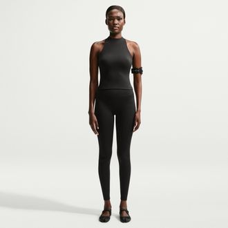 Nike Womens SKIMS Matte High-Waisted 29 Leggings in Black | IR5039-054