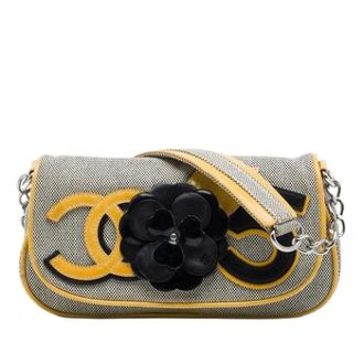 Chanel Pre-owned No. 5 Schoudertas - Dames - Pre-owned - Veelkleurig - Maat: ONE Size Zijde