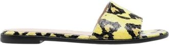 Scarosso Federica Slippers - Dames - Sandalen - Geel - 38 EU - Schoenen