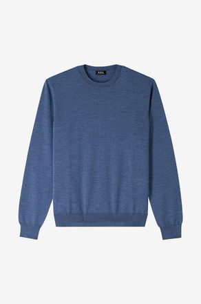 A.P.C. Pullover aus Merinowolle Matt Logo
