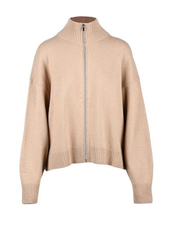 Pennyblack Beige Polyamide-Blend Zip Cardigan