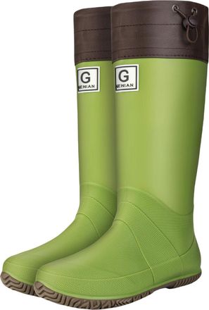 Generic Ladies Wellington Boots Knee High Boots Wide Fit Waterproof Stylish Gardening Wellington Boot Waterproof Antislip Wide Fit Wellies Lightweight Fashion